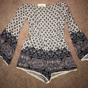 Off the shoulder romper!